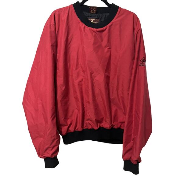 Proquip Men’s Windbreaker Pull over Golf Jacket Logo Red Size Lg - Picture 1 of 5